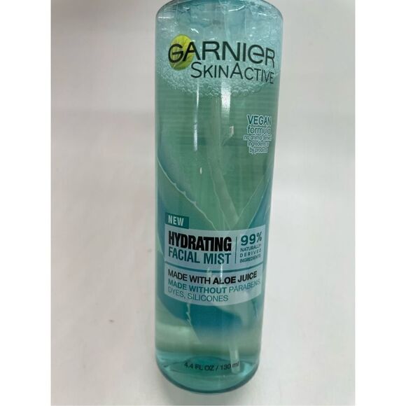 2 Pack Garnier SkinActive FACIAL MIST 4.4oz Balancing 1 GreenT & 1 Hydrating Alo - Picture 5 of 7